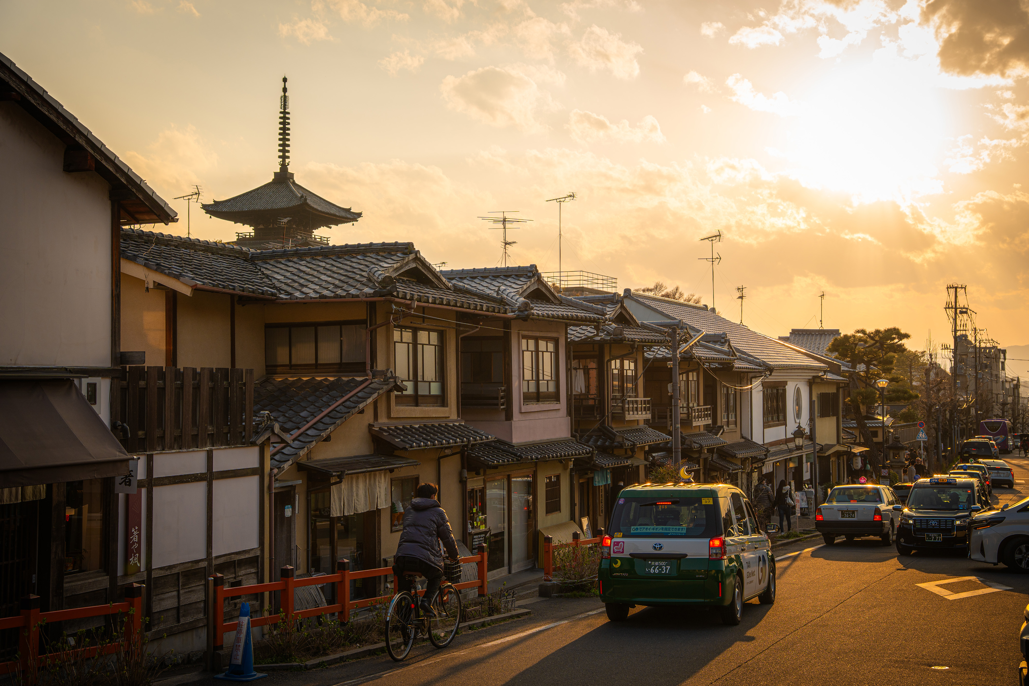 The stone street of Ninenzaka, Kyoto