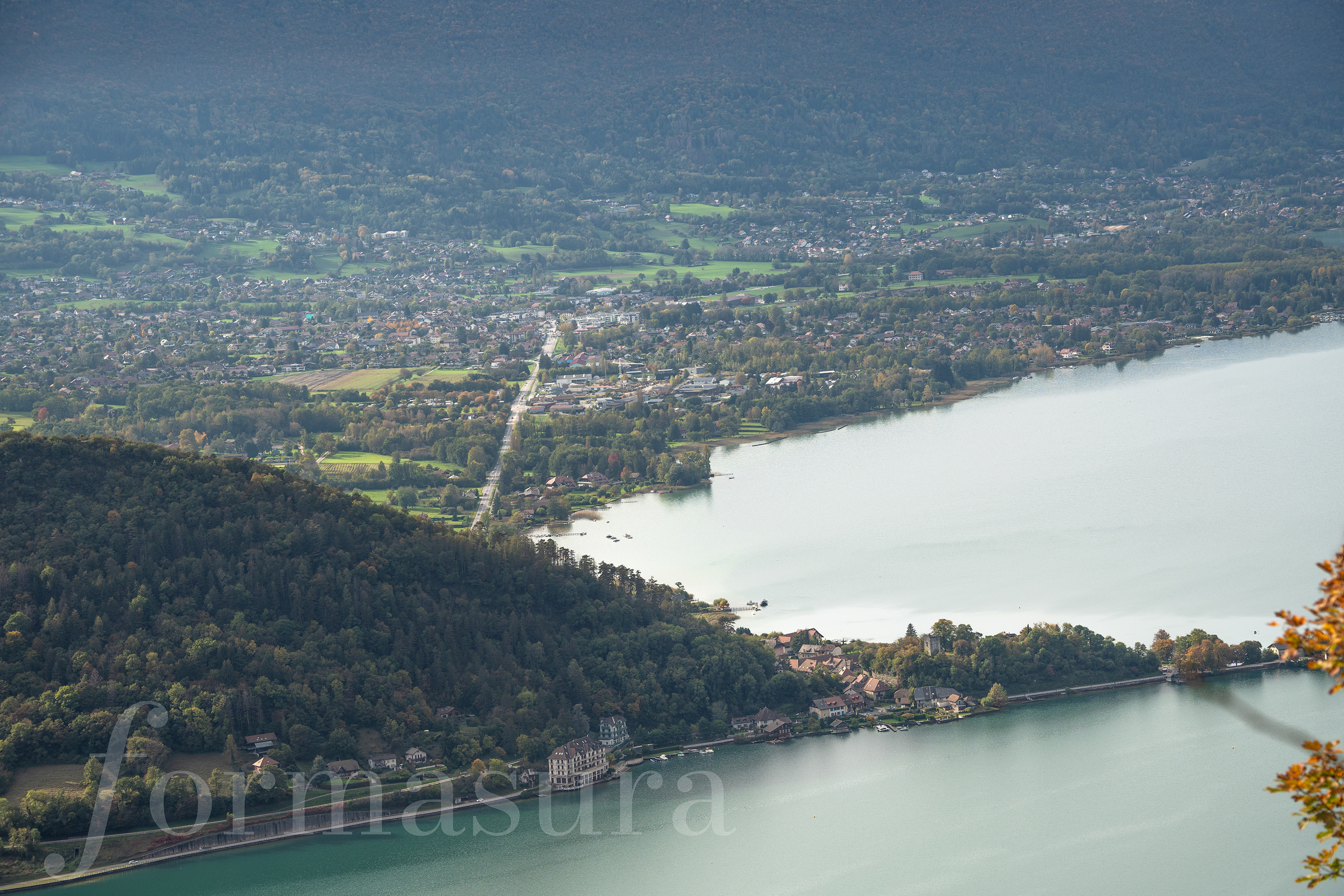 Lake Annecy from the trail, Annecy